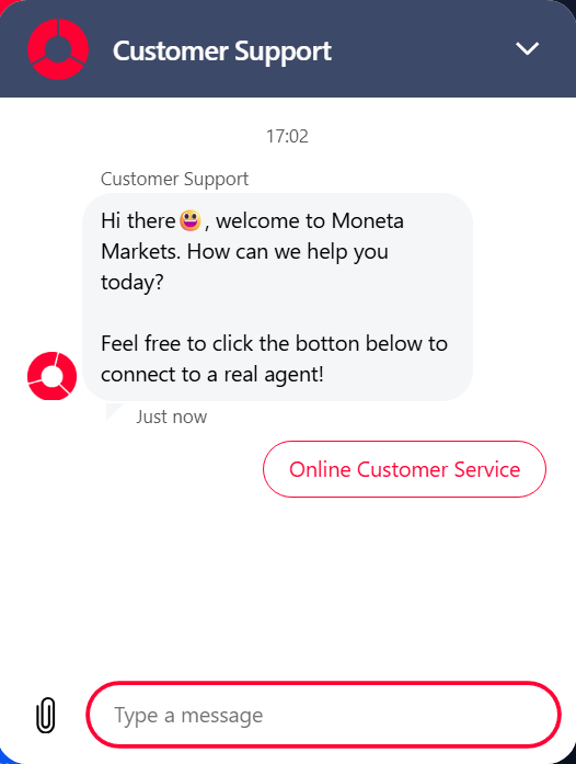 Moneta Markets Customer Support