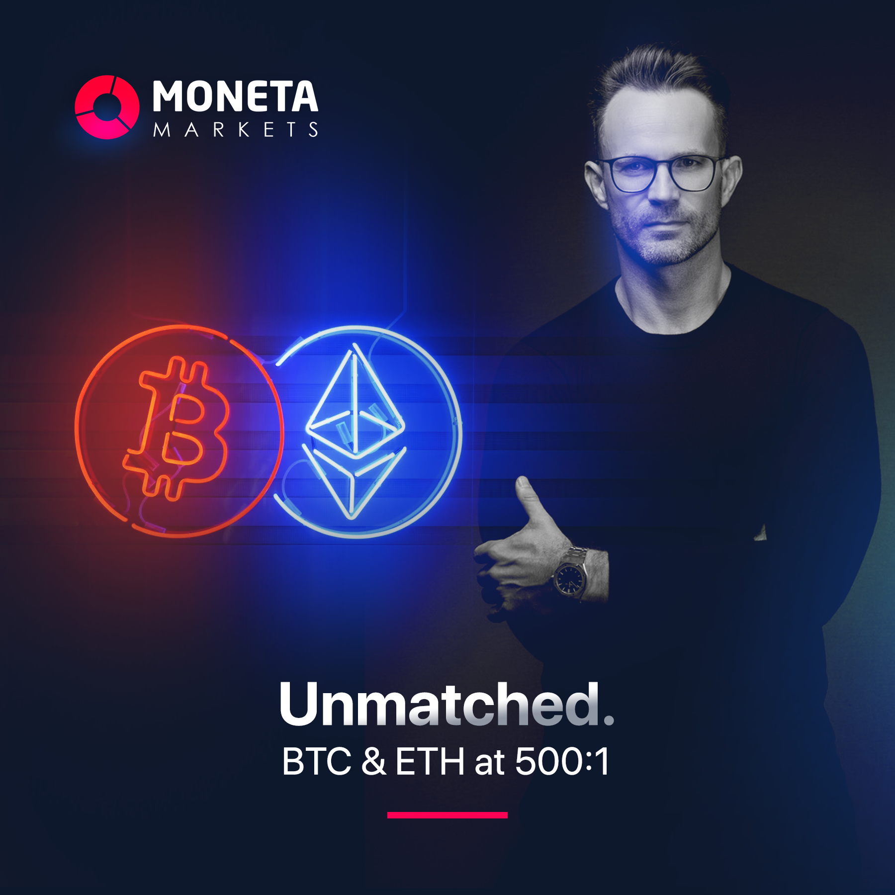 Moneta Markets Boosts its Crypto Offering with Fixed 500:1 Leverage on BTCUSD and ETHUSD