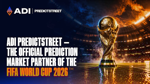 ADI Chain announces ADI Predictstreet as the official prediction market partner of The FIFA World Cup 2026™, marking the launch of its first consumer-facing ecosystem project