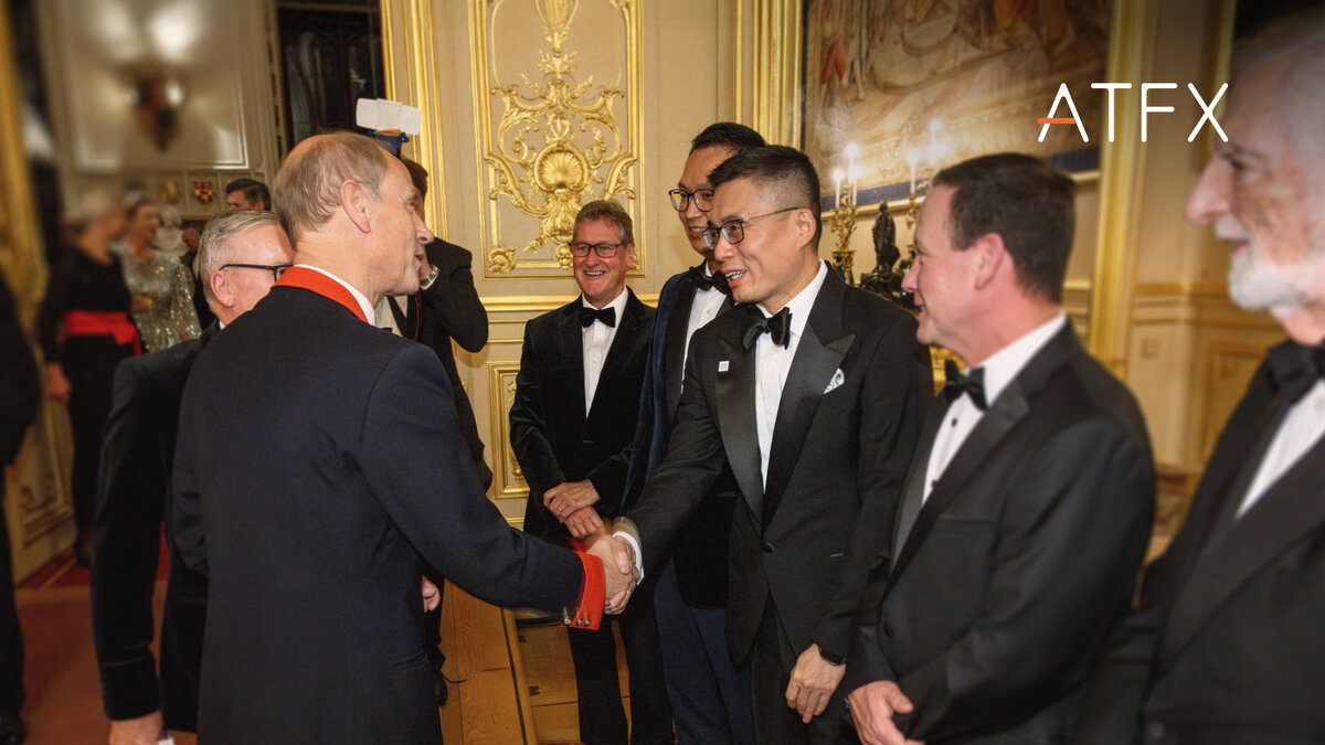 ATFX meets Prince Edward, Duke of Edinburgh, at Windsor Castle during London experience