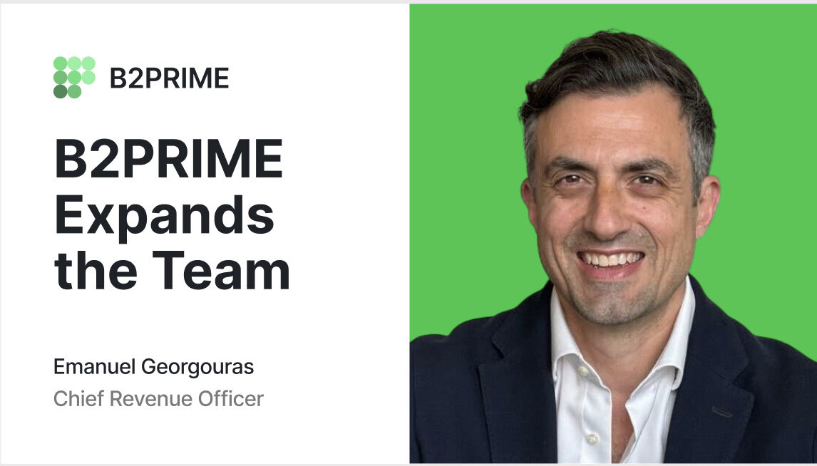 B2PRIME welcomes Emanuel Georgouras as CRO to drive institutional growth and revenue strategy