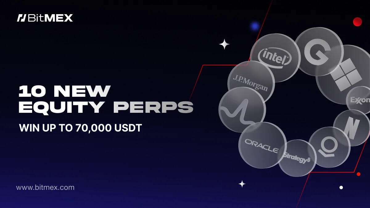 BitMEX expands equity perps offering with new U.S. stock contracts