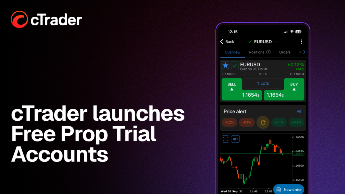cTrader launches free prop trial accounts for competitions - now available to all proprietary firms