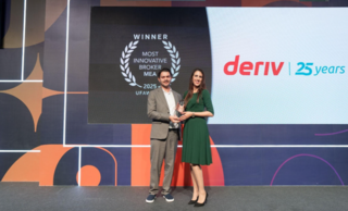 Deriv wins “Most Innovative Broker - MEA” award at the Dubai iFXEXPO 2025