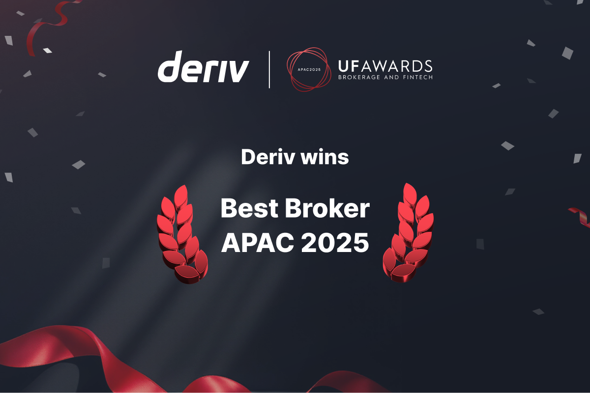 Deriv picks up Best Broker at the Ultimate Fintech APAC Awards 2025