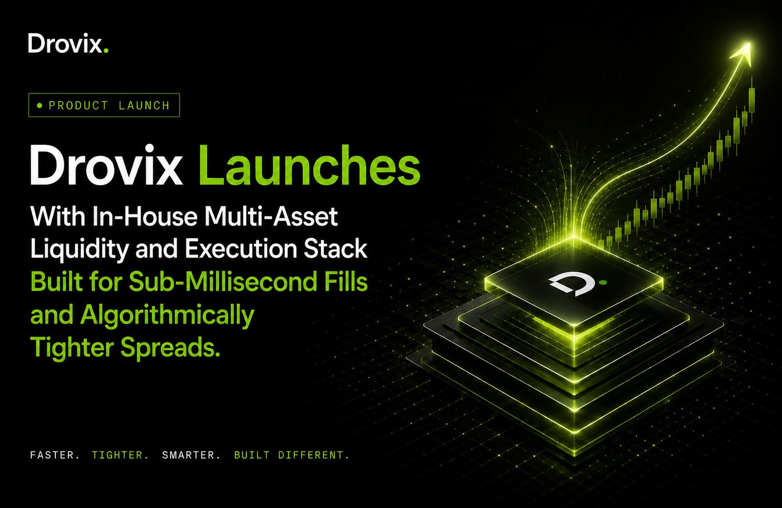 Drovix launches in-house multi-asset liquidity and execution stack for sub-millisecond fills, tighter spreads