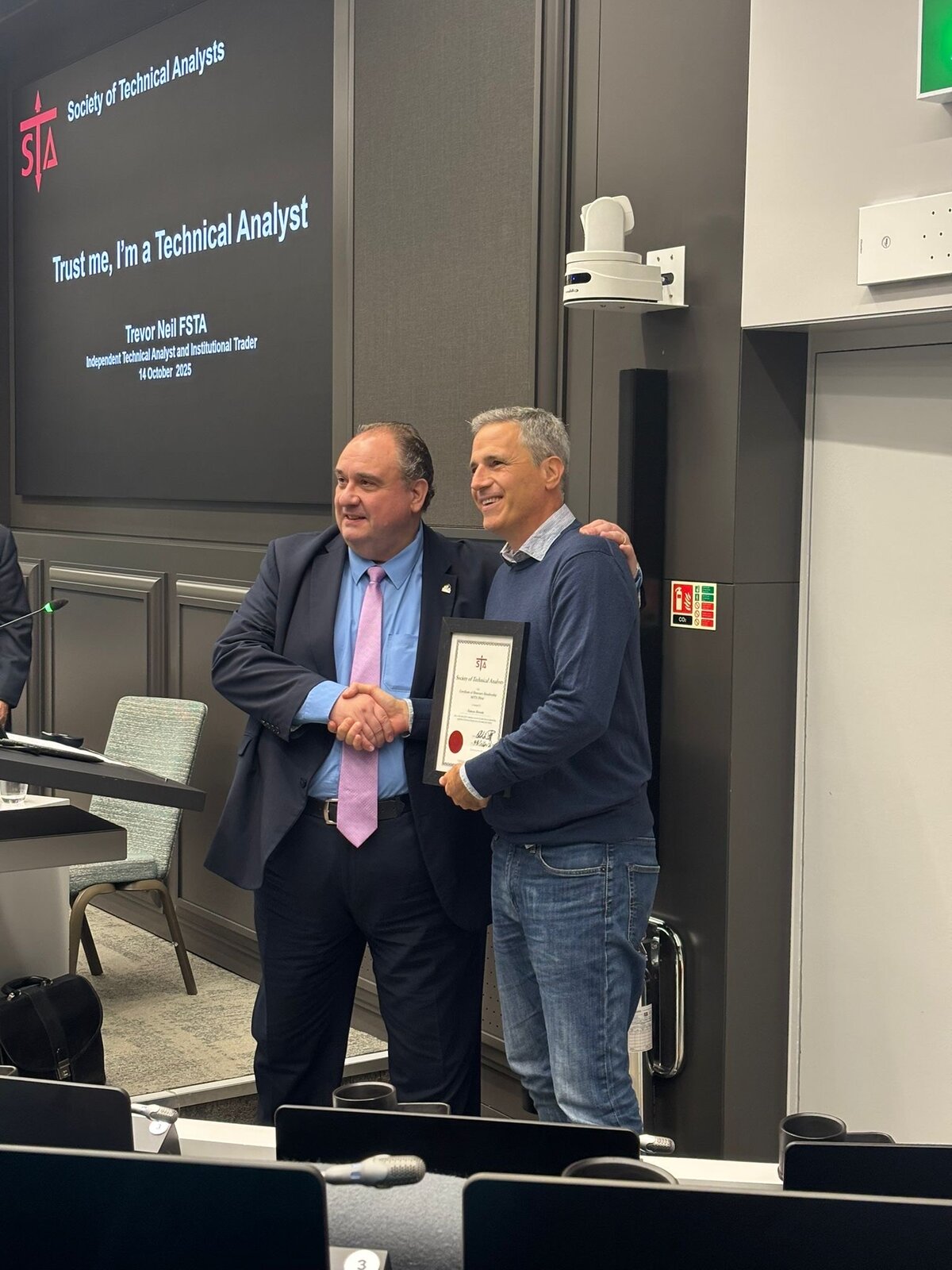 FinancialMarkets.media celebrates Chairman Francesc Riverola’s Honorary Membership from the Society of Technical Analysts (STA)
