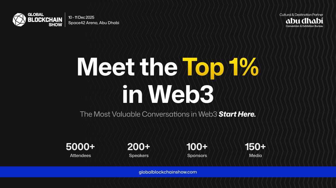 Block your dates for The Global Blockchain Show 2025 hosted by VAP Group in Abu Dhabi