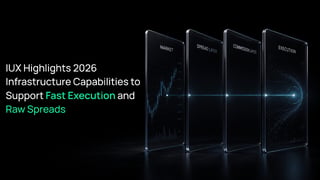 IUX highlights 2026 infrastructure capabilities to support fast execution and raw spreads