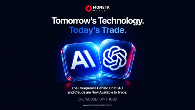 Moneta Markets launches OpenAI and Anthropic Share CFDs