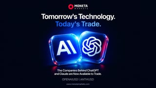 Moneta Markets launches OpenAI and Anthropic Share CFDs