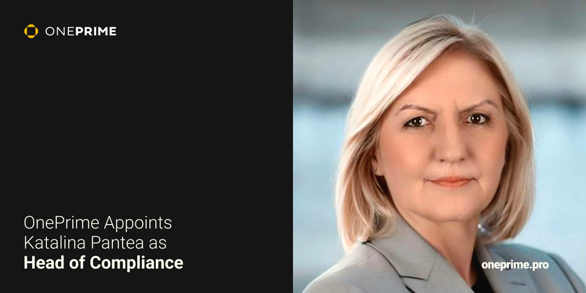 OnePrime appoints Katalina Pantea as Head of Compliance