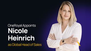 OneRoyal appoints Nicole Heinrich as Global Head of Sales