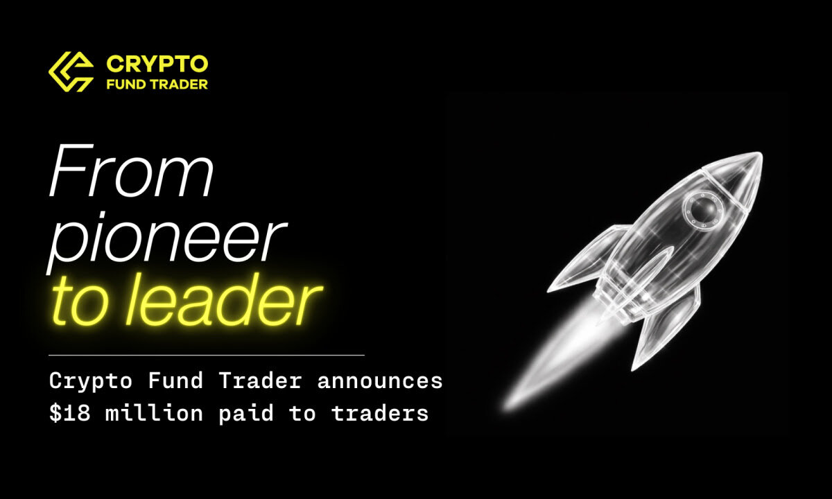 From pioneer to leader: Crypto Fund Trader announces $18 million paid to traders