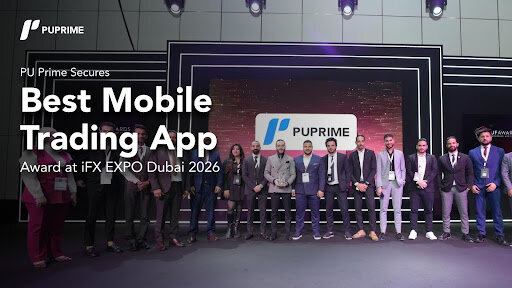 PU Prime secures "Best Mobile Trading App" award at iFX EXPO Dubai 2026