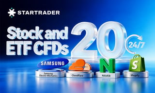 STARTRADER adds 20 stock and ETF CFDs to its 24/7 trading range