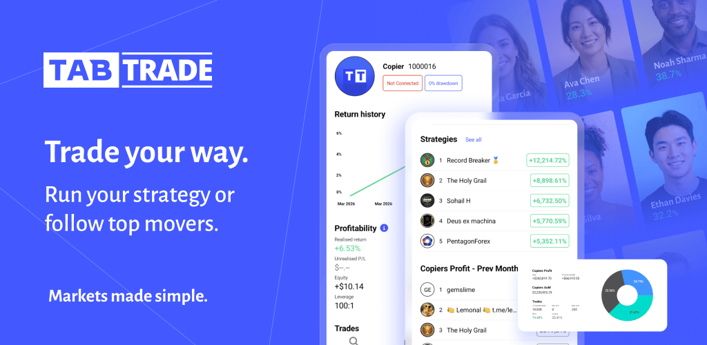 TabTrade Introduces Copy Trading for Forex and CFDs