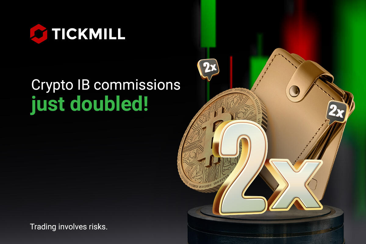 Tickmill doubles crypto payouts for introducing brokers
