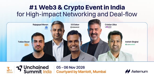 Unchained Summit India to convene leaders shaping India’s digital asset future