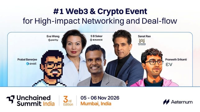 Unchained Summit India debuts in Mumbai as capital, markets and Web3 converge