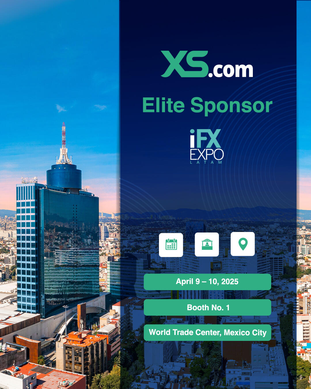 XS.com leads the way as the elite sponsor of iFX Expo Mexico