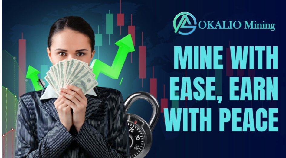 One-click mining, multi-coin profits! Okalio Mining automatically deposits BTC, XRP, and SOL daily!