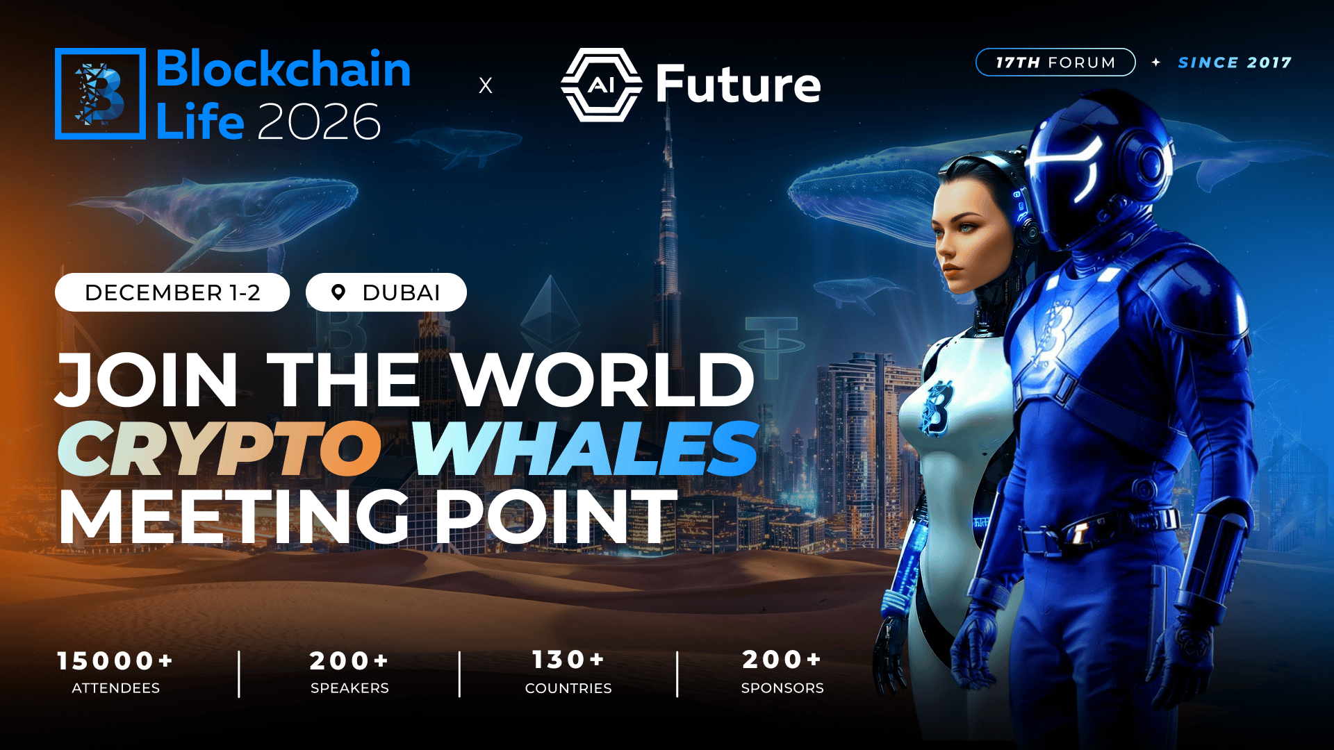 Blockchain Life 2026 Returns to Dubai with 15,000 Attendees from 130 Countries