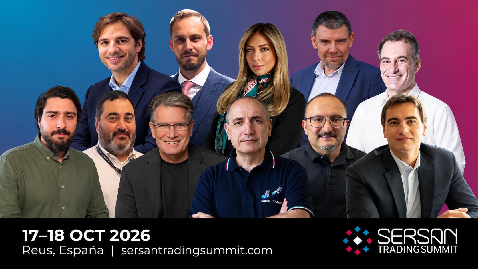 Reus reúne este fin de semana a dos campeones del mundo de trading y a Ralph Vince en el Sersan Trading Summit 2026
