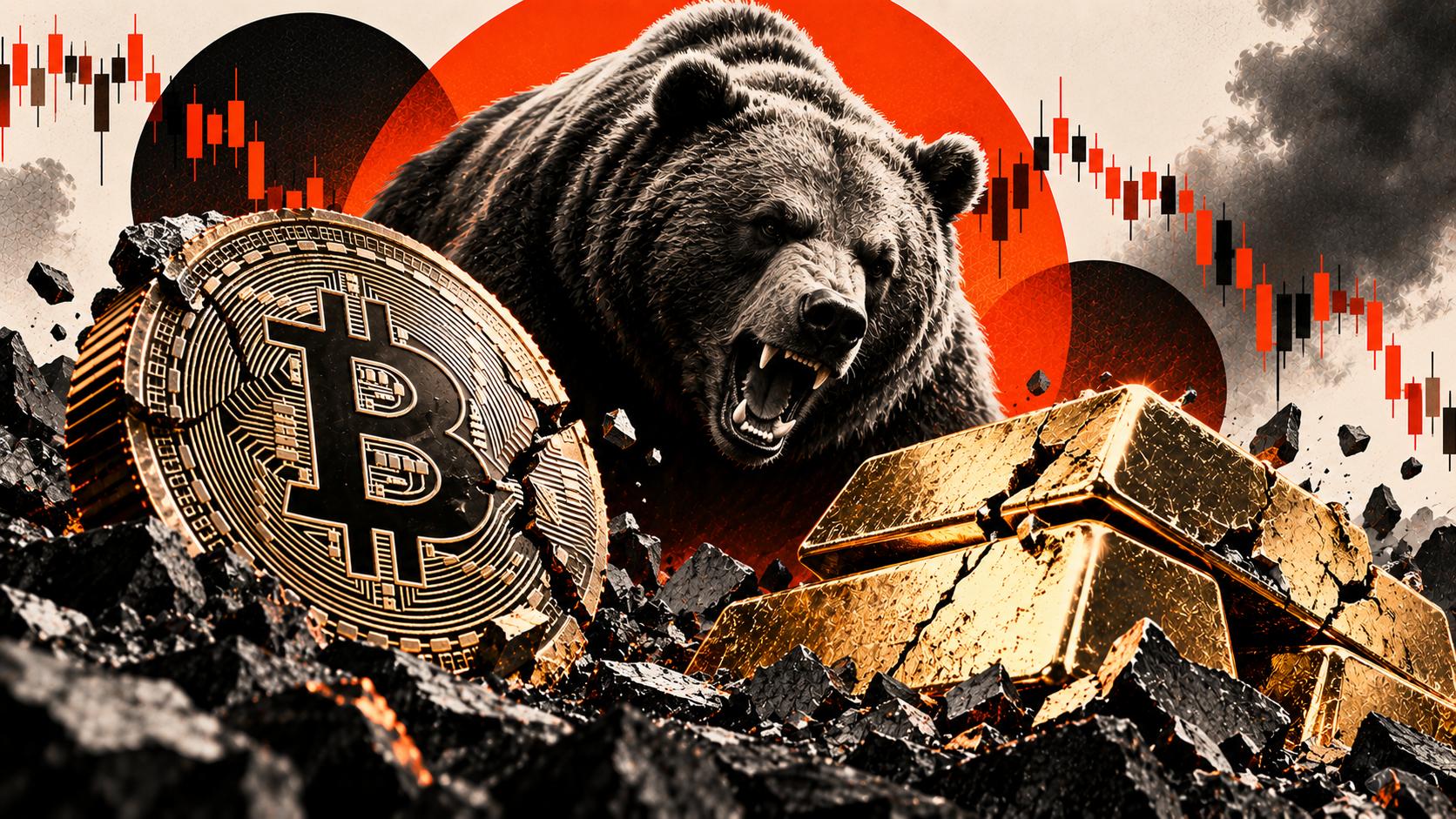 Bitcoin vs Gold: BTC and XAU fall amid macro headwinds, but Ray Dalio still prefers Gold