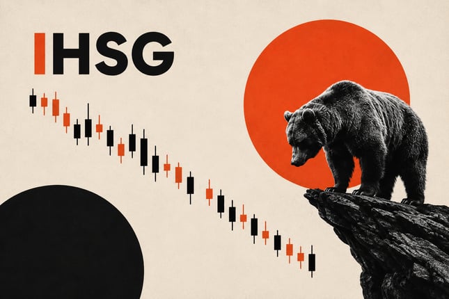 IHSG Turun 0,78% ke 6.172 usai BI-Rate Naik, Saham Bank Tertekan
