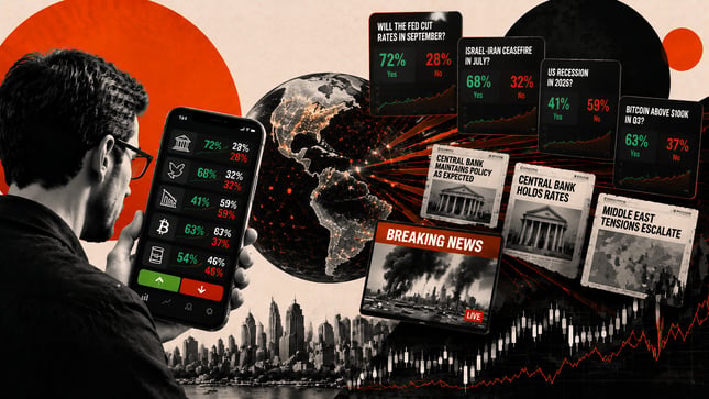 Los mercados de predicción están cambiando cómo los operadores leen las últimas noticias