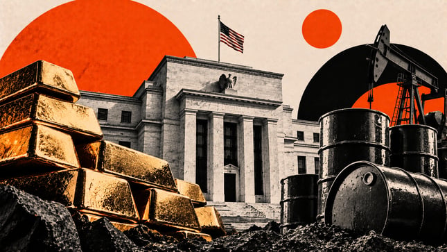 الذهب يواصل الانخفاض حتى يتوقف البنك الاحتياطي الفيدرالي Fed عن رفع توقعات أسعار الفائدة
