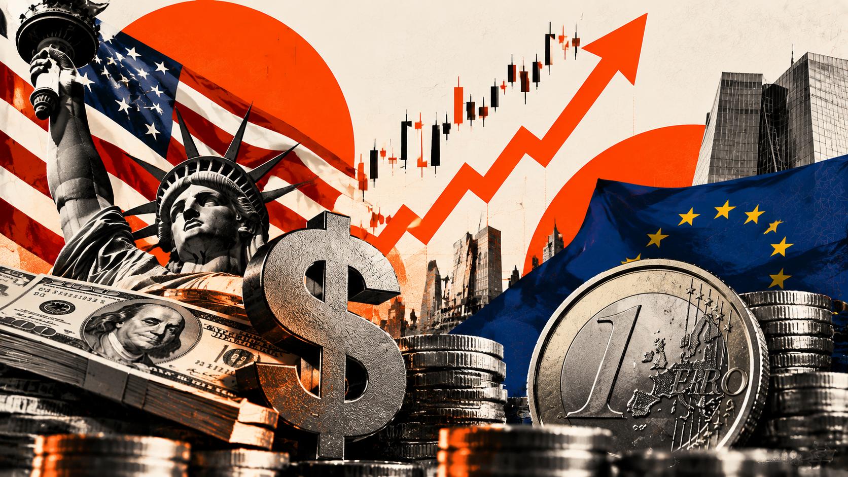 What is driving the US Dollar to multi-month highs against the Euro as PCE data approaches?