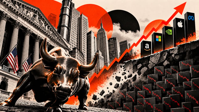The S&P 500 is near all-time highs, but only a quarter of its stocks are above their 50-day average. What does that mean?