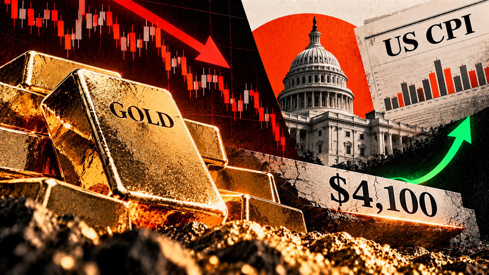 Everyone's dumping Gold after hot US inflation. Here's why $4,100 could be a floor, not a cliff