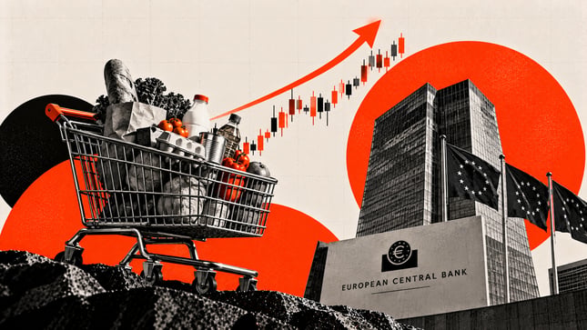 Avrupa Merkez Bankası 3 yıllık zirvedeki %3,8 enflasyonla karşı karşıya