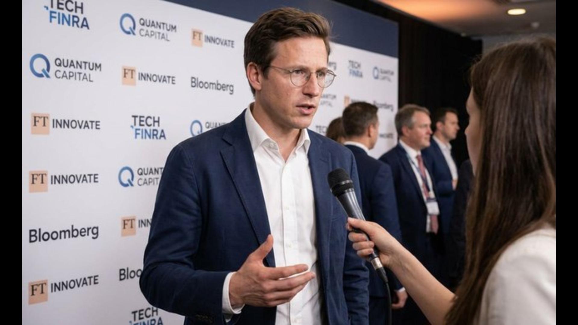 Mark Belinski, Investment Specialist at ARKBRIDGE, speaking at a financial-technology industry event on the infrastructure behind the AI economy.