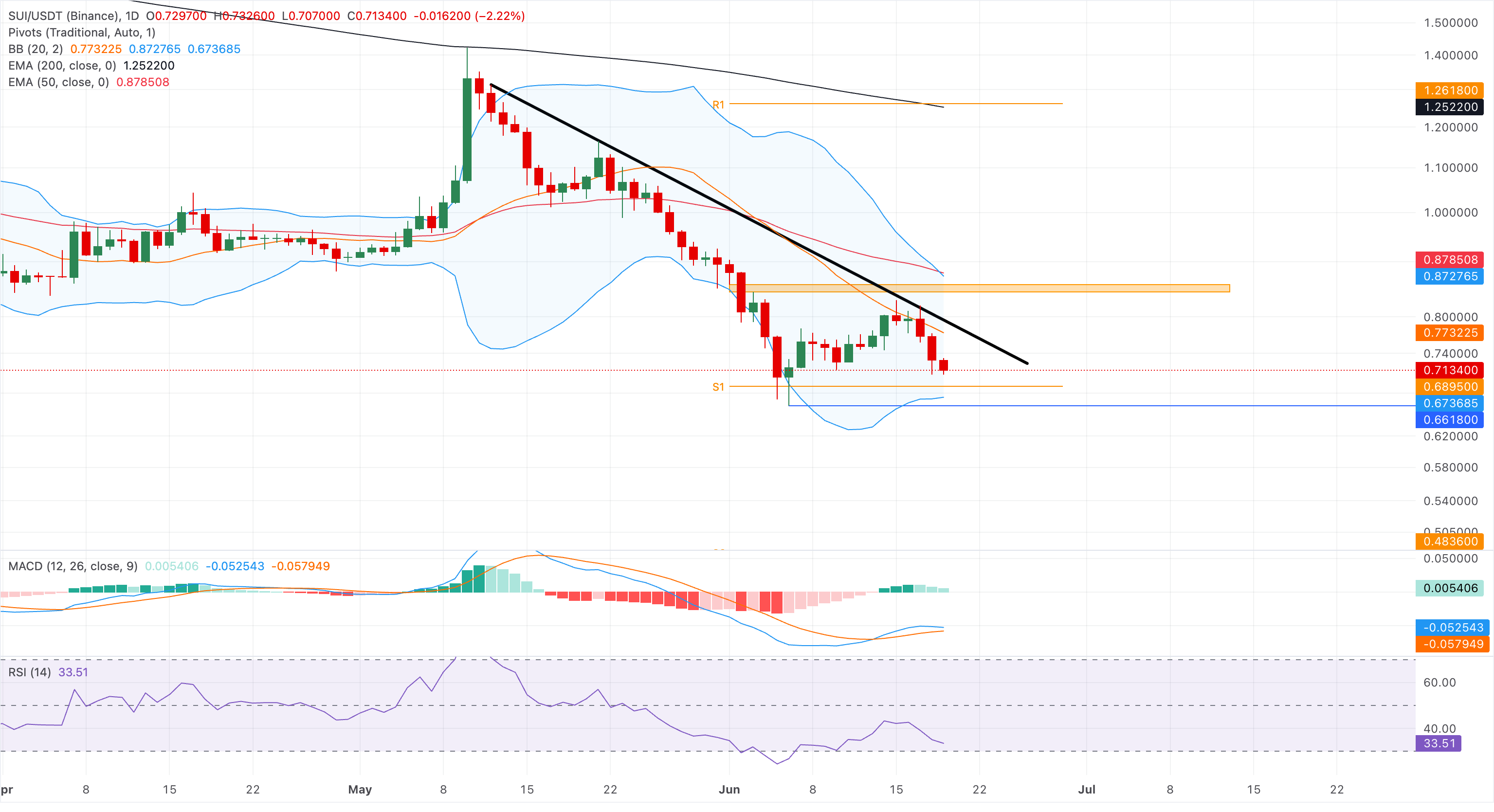 Chart Analysis SUI/USDT (Binance)