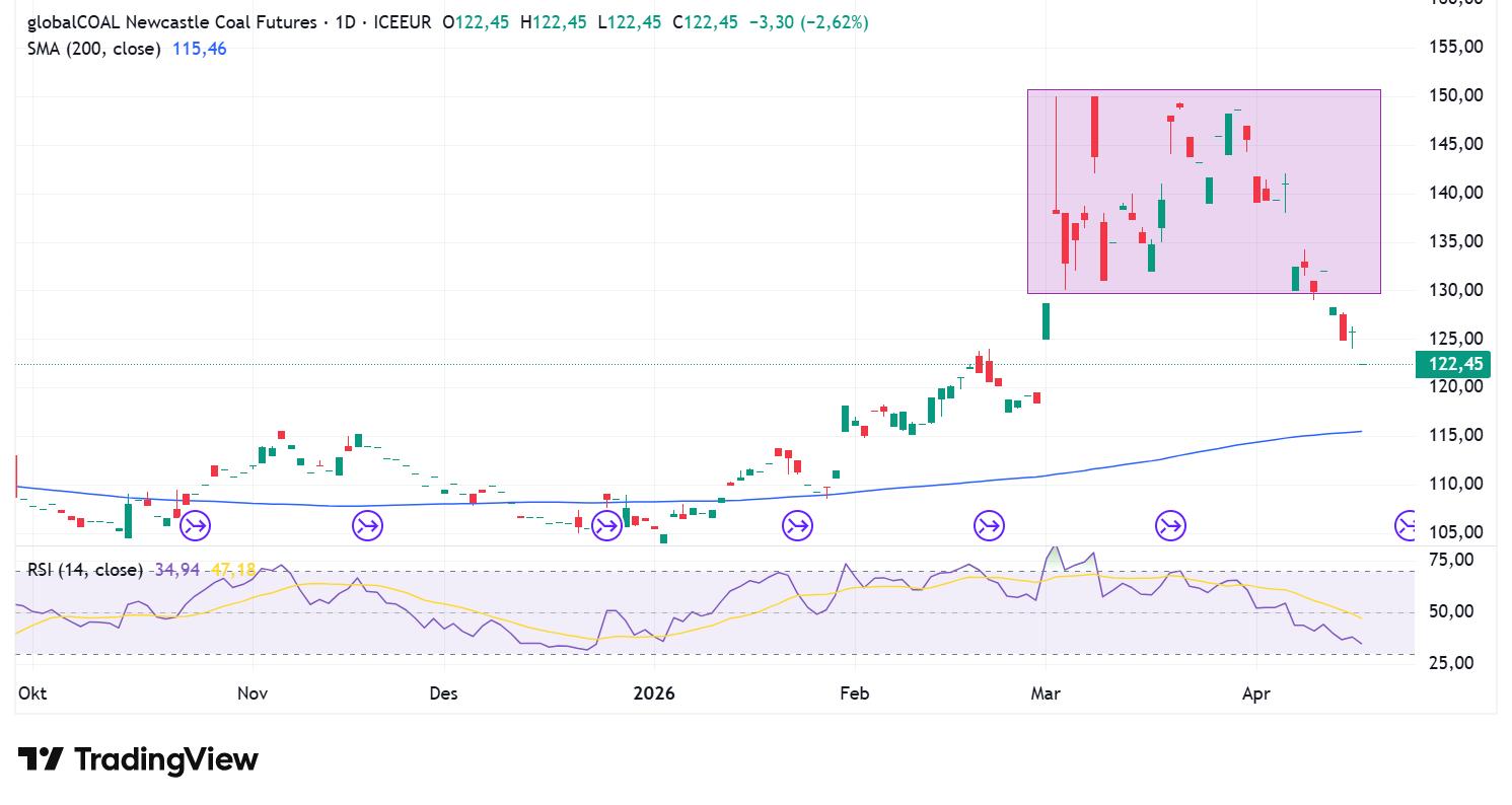 Batu Bara ICE Newcastle