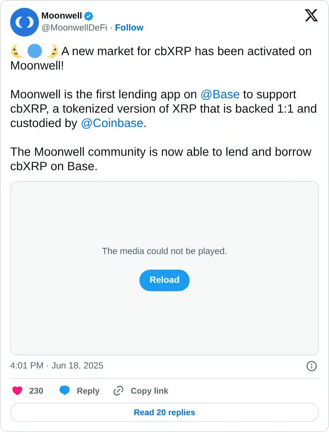 https://x.com/MoonwellDeFi/status/1935367241756983691