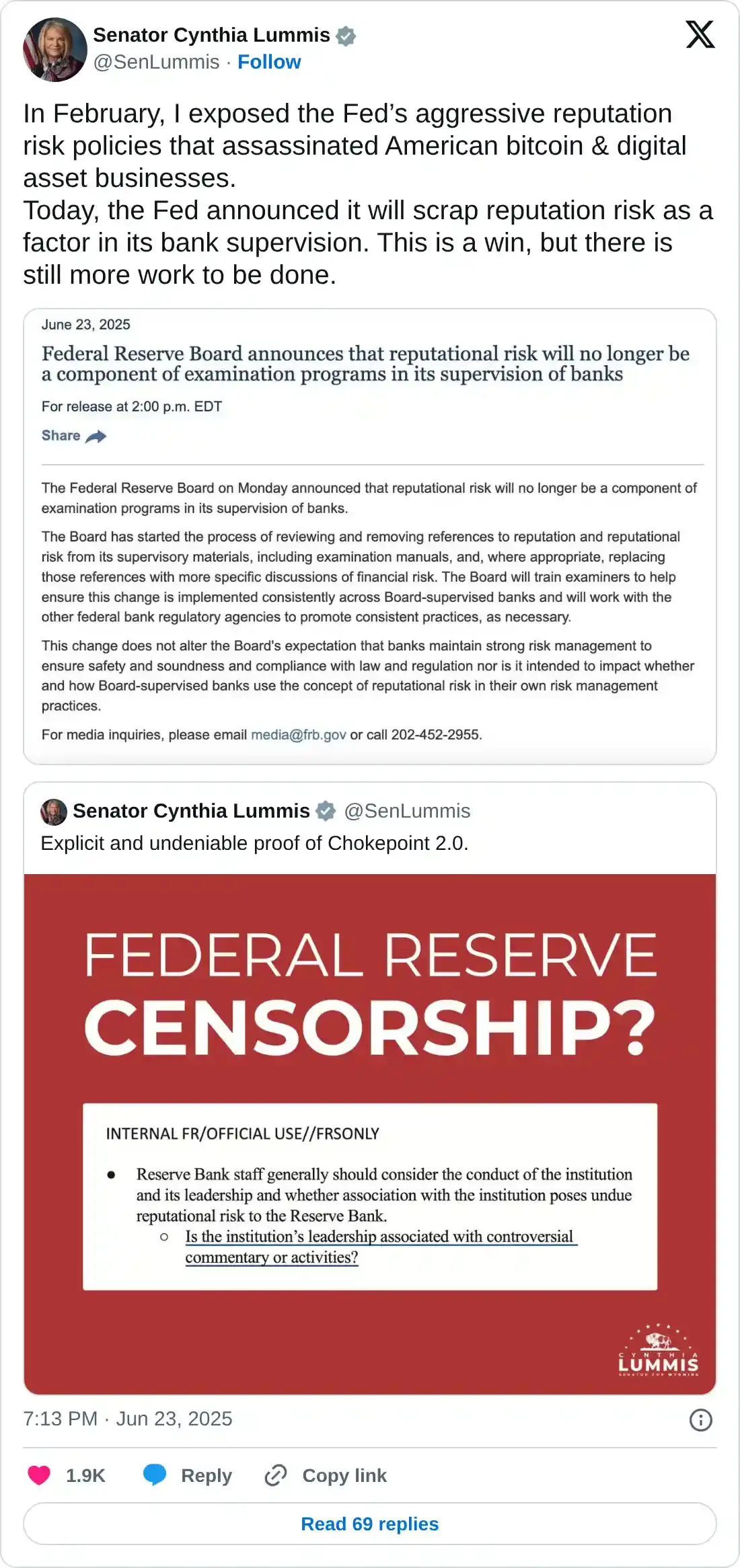 https://twitter.com/SenLummis/status/1937227567238455572