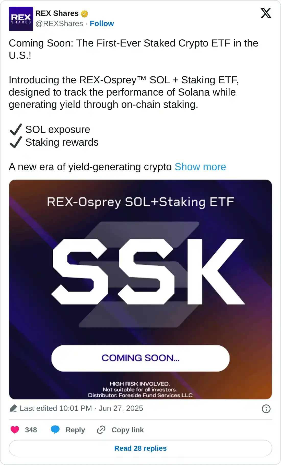 https://twitter.com/REXShares/status/1938719417258647982