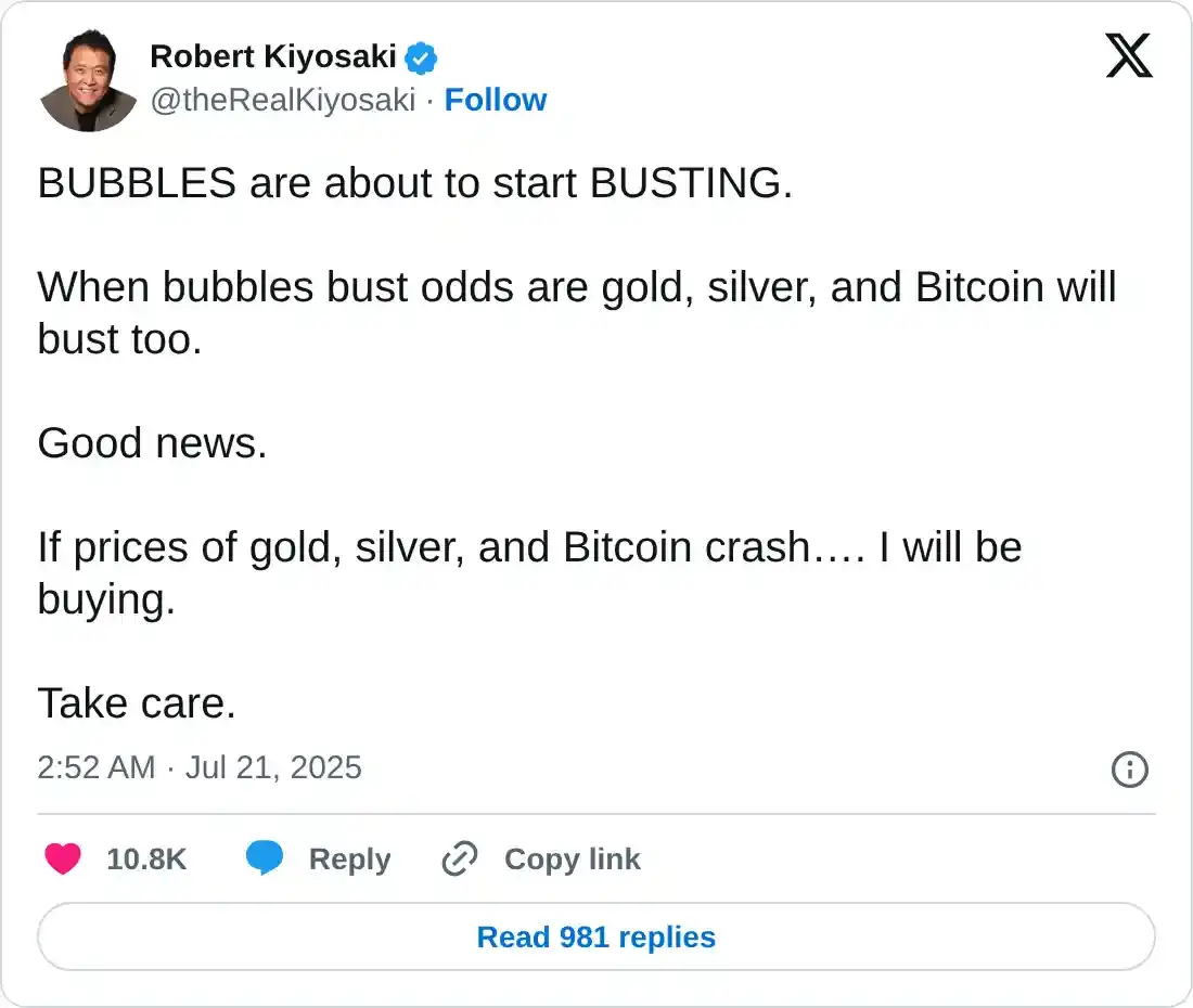 https://twitter.com/theRealKiyosaki/status/1947127465954206152