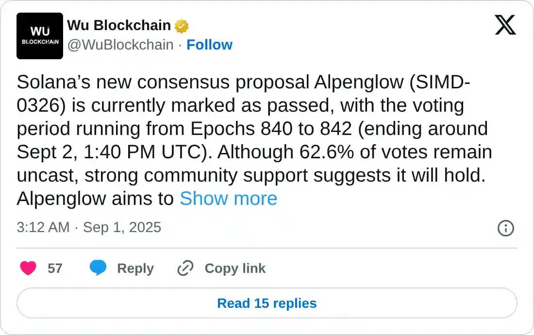 https://twitter.com/WuBlockchain/status/1962352826304311457