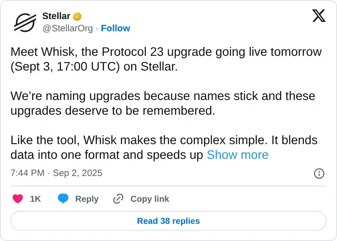 https://x.com/StellarOrg/status/1962964777090658668