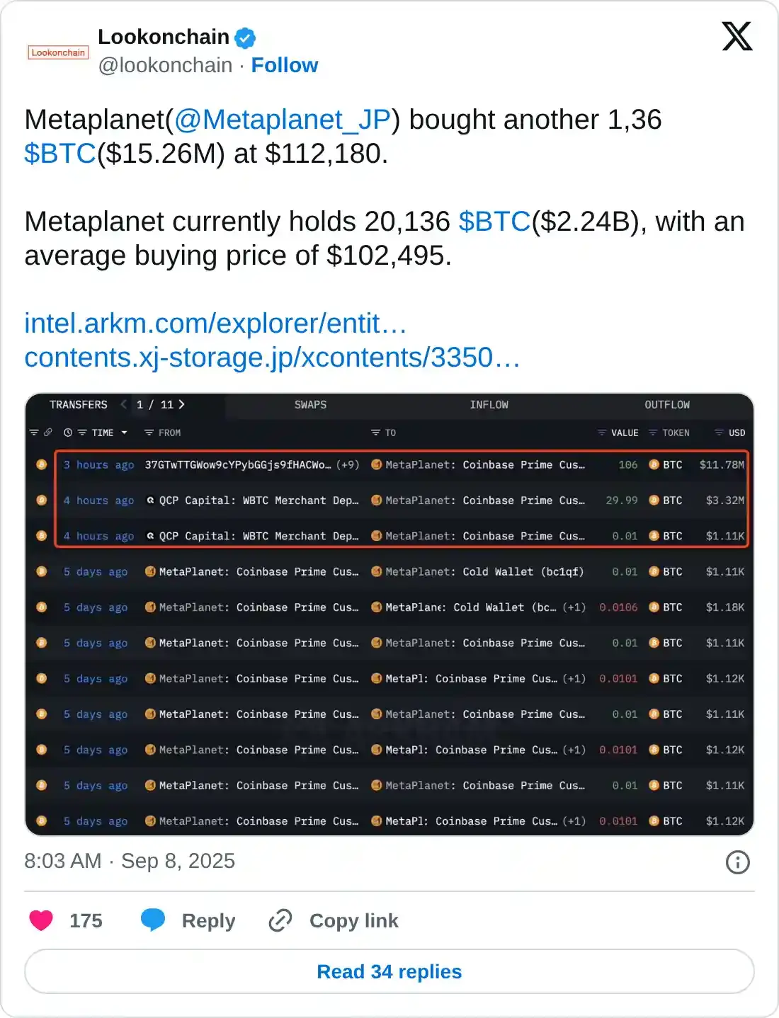 https://x.com/lookonchain/status/1964962762565771702
