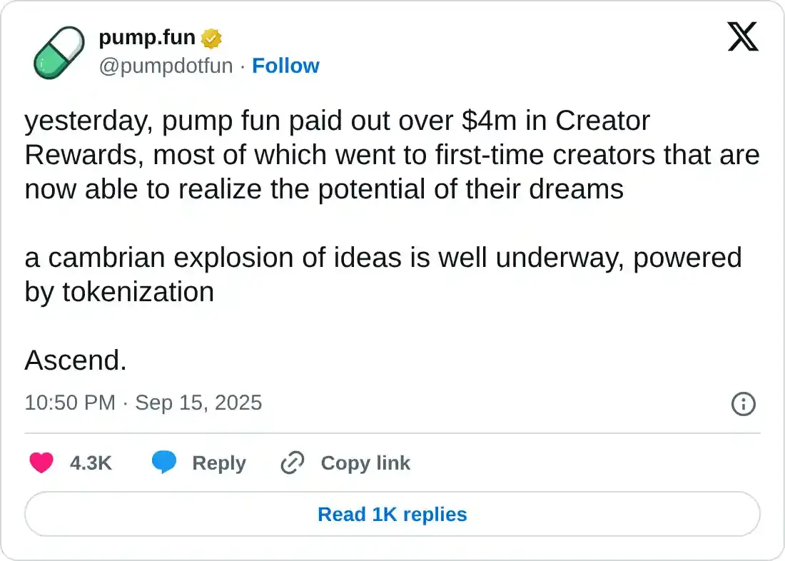 https://x.com/pumpdotfun/status/1967722824442974709
