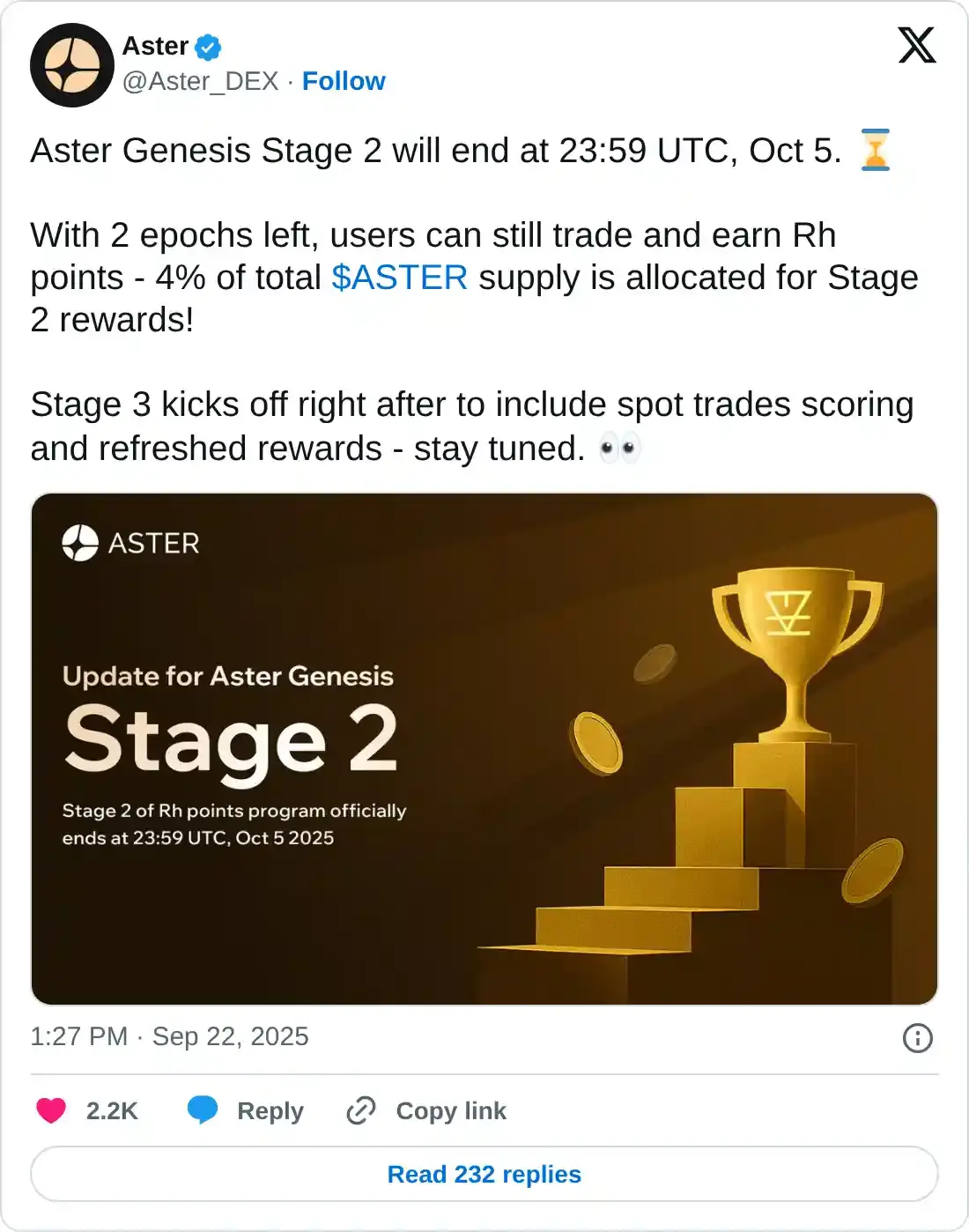 https://x.com/Aster_DEX/status/1970117853736276080