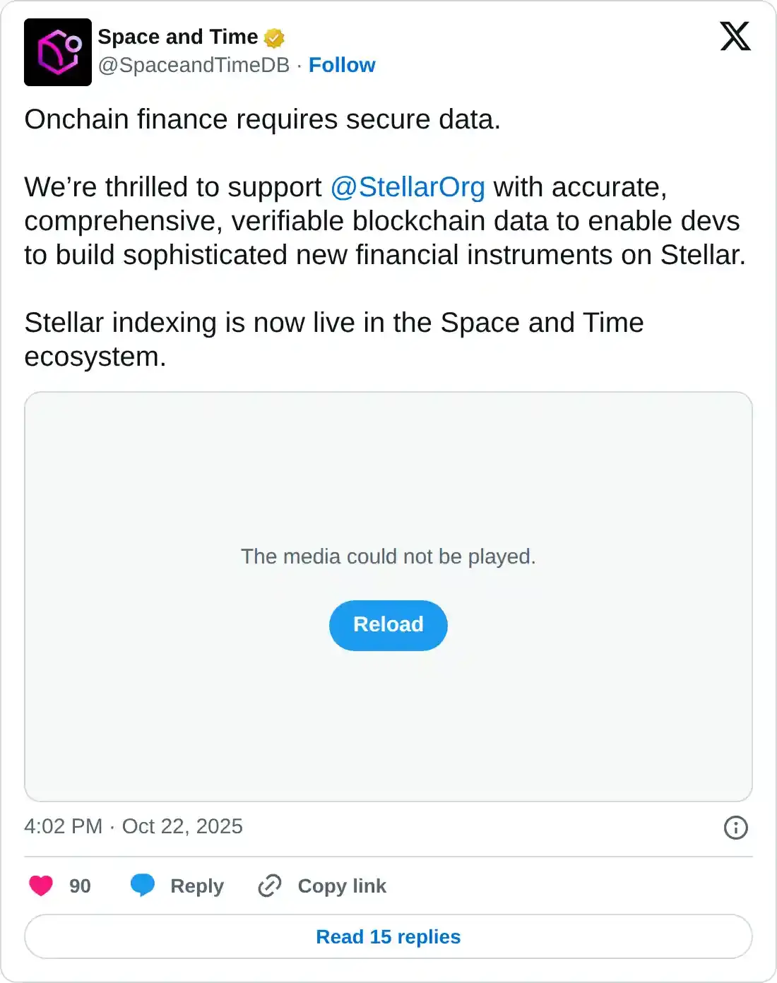 https://twitter.com/SpaceandTimeDB/status/1981028342406295774