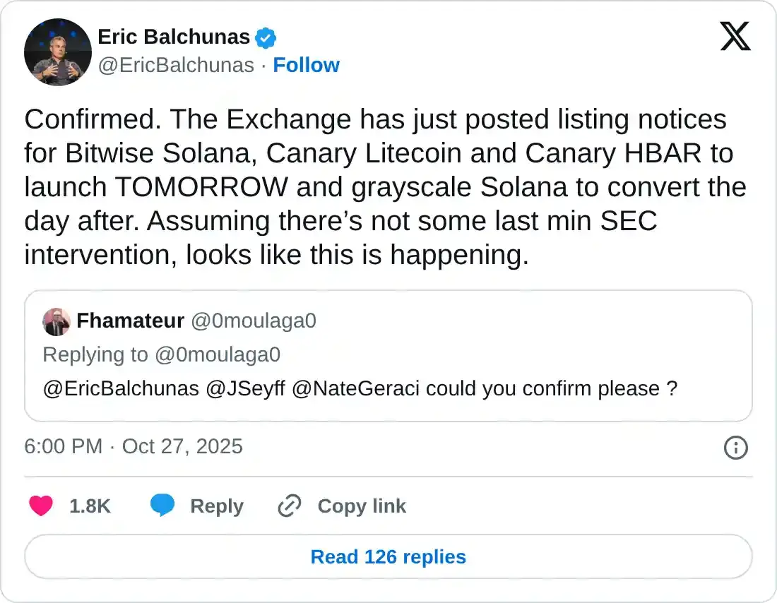 https://twitter.com/EricBalchunas/status/1982870156696281334